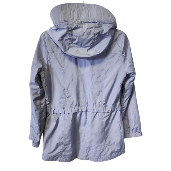 Sam Edelman Hooded Windbreaker Field Midi Anorak Utility Jacket Size Small NWOT - Picture 3 of 6